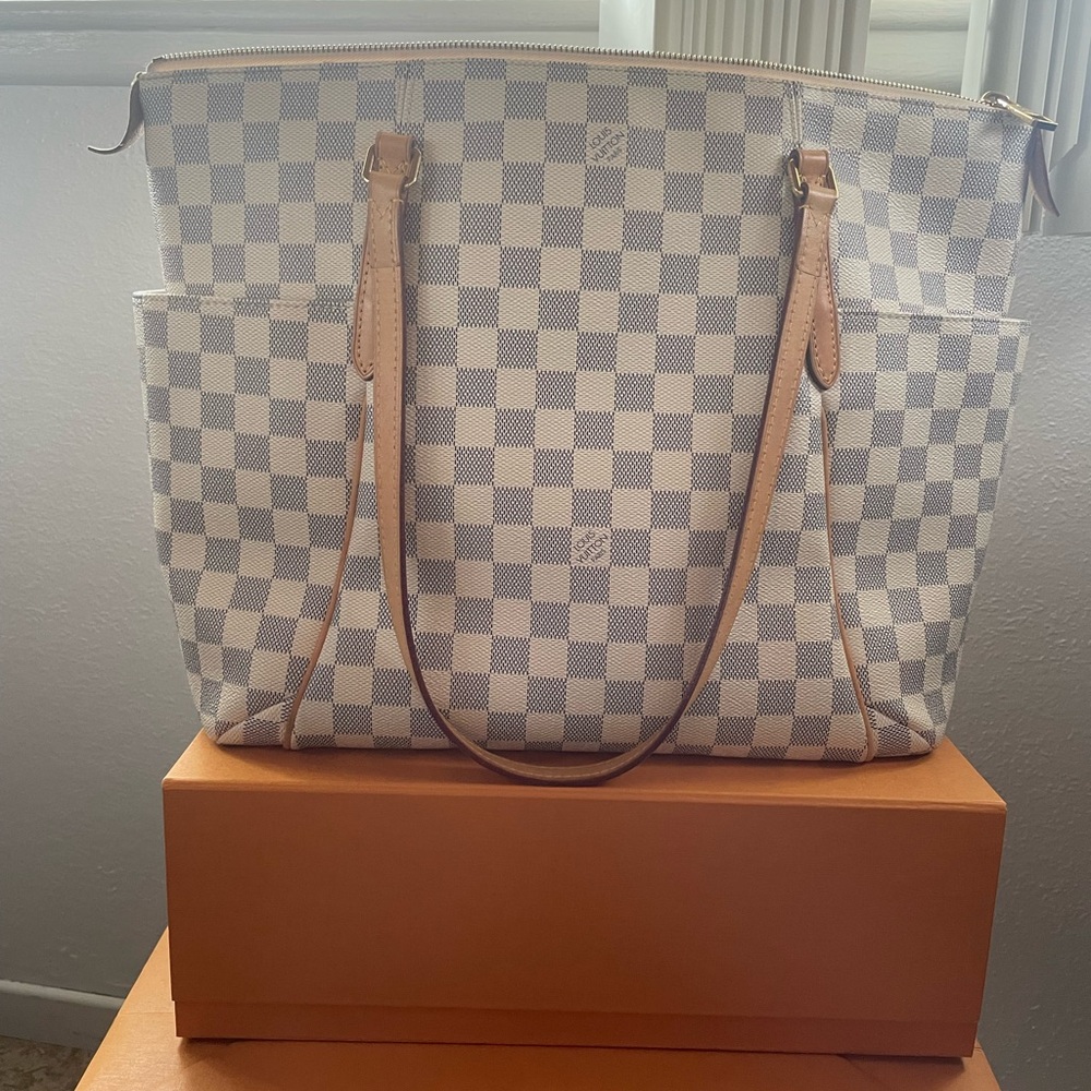 Louis Vuitton Damier Azure Tote